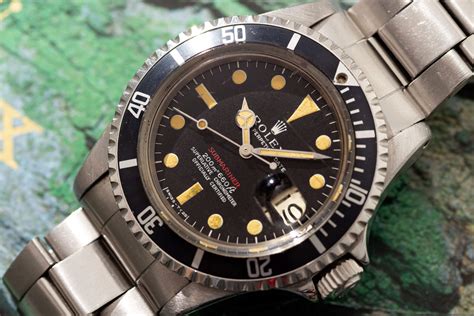 vintage rolex red submariner.